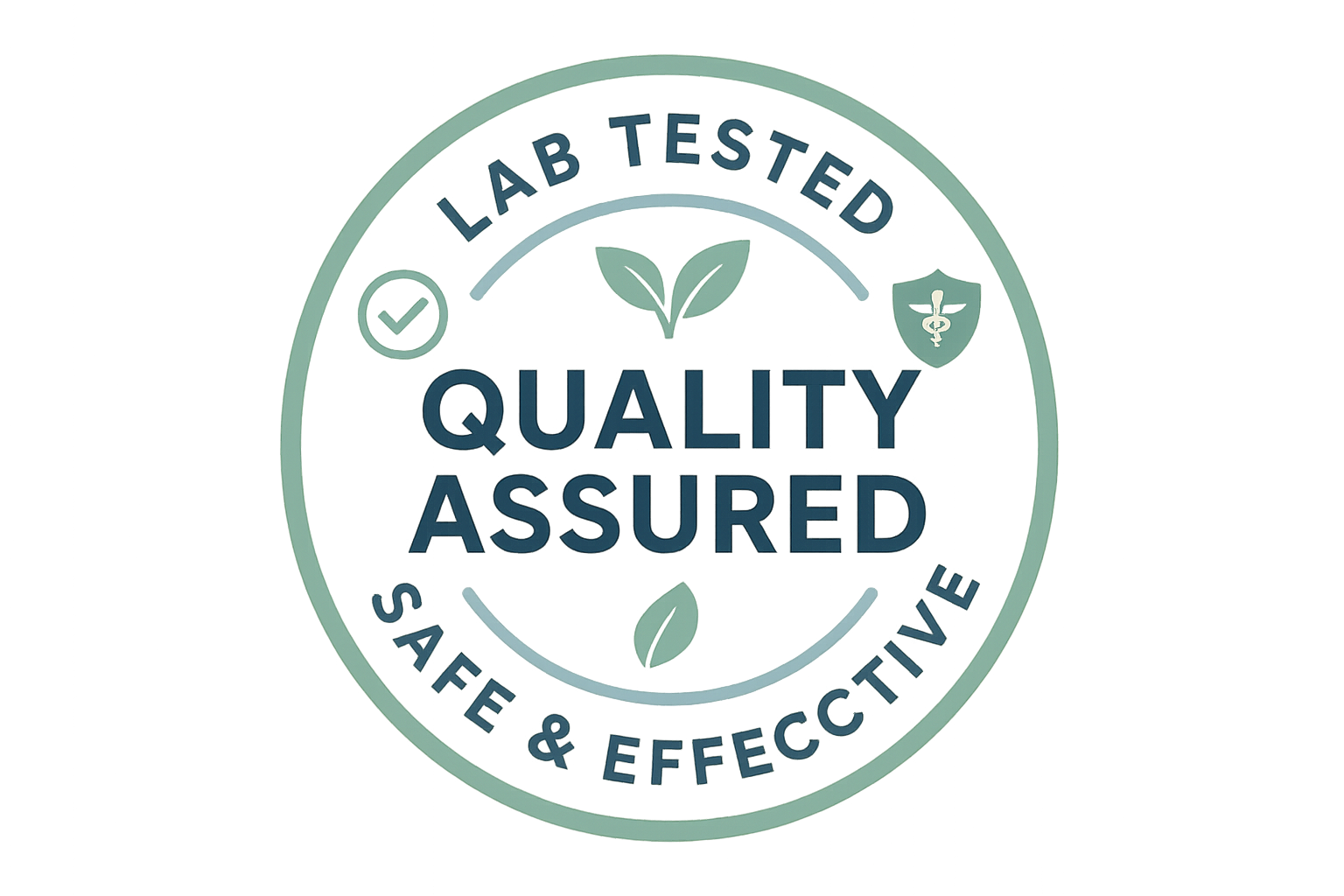 trust badge for a supplement company